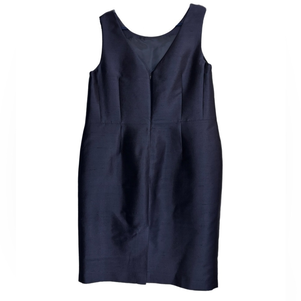 Talbots navy blue mid length sheath dress - Picture 3 of 3